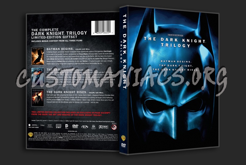 The Dark Knight Trilogy dvd cover