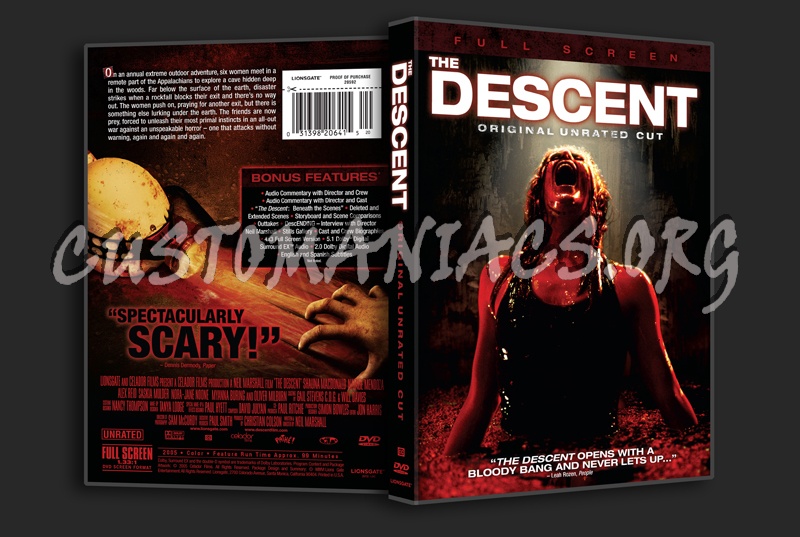 The Descent dvd cover