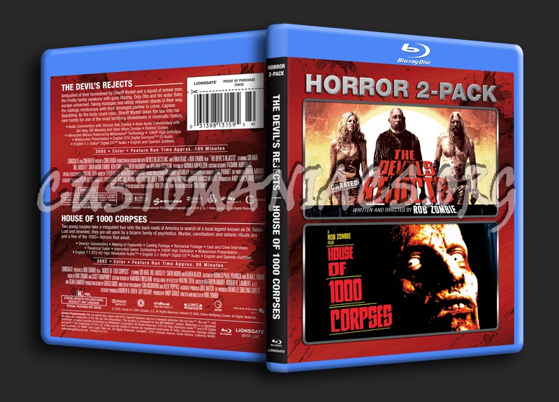 The Devil's Rejects / House of 1000 Corpses blu-ray cover