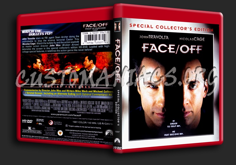 FaceOff dvd cover