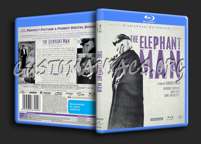 The Elephant Man blu-ray cover