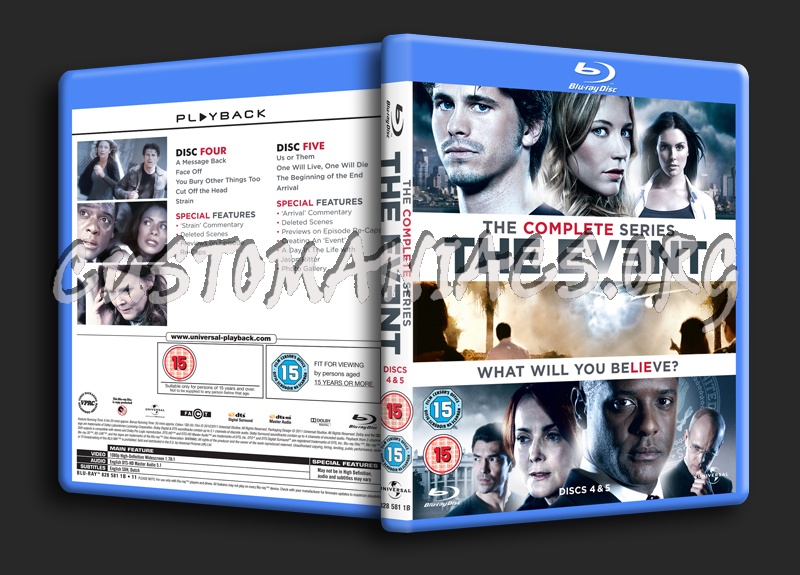 The Event the complete series discs 4&5 blu-ray cover