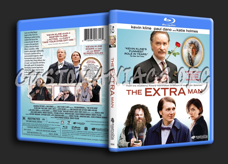 The Extra Man blu-ray cover