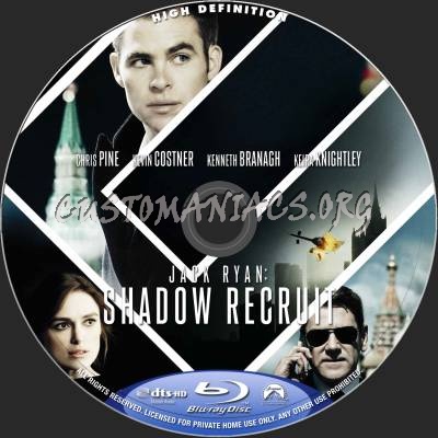 Jack Ryan: Shadow Recruit blu-ray label