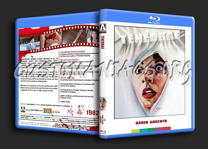 Tenebrae blu-ray cover
