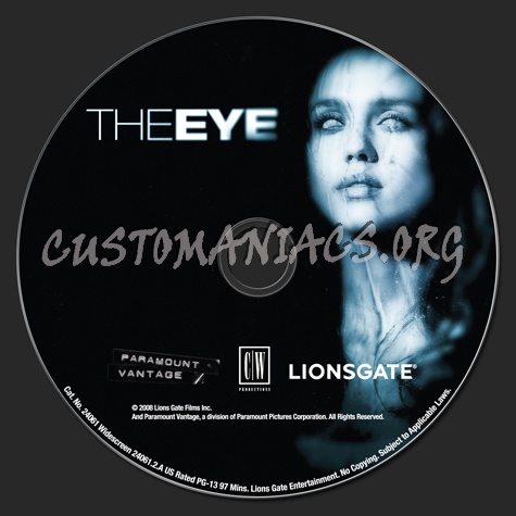 The Eye dvd label