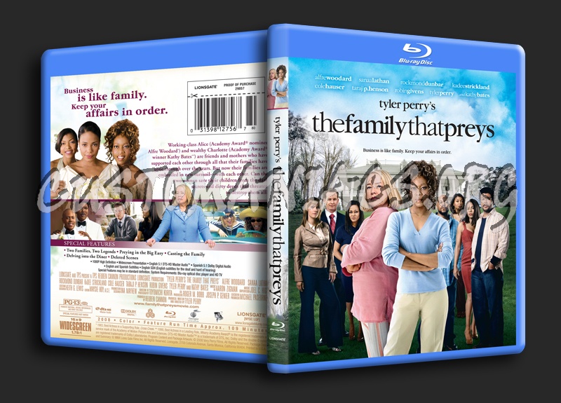 The Family That Preys blu-ray cover