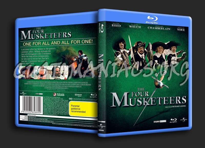 The Four Musketeers blu-ray cover