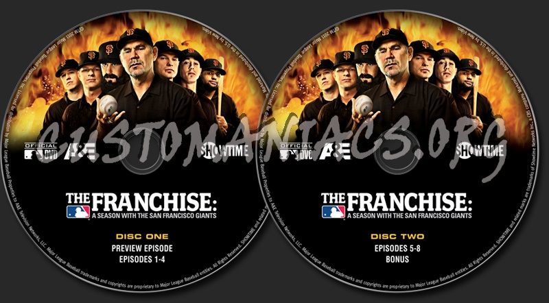 The Franchise: A Season with the San Francisco Giants dvd label