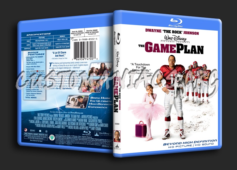 The Game Plan blu-ray cover