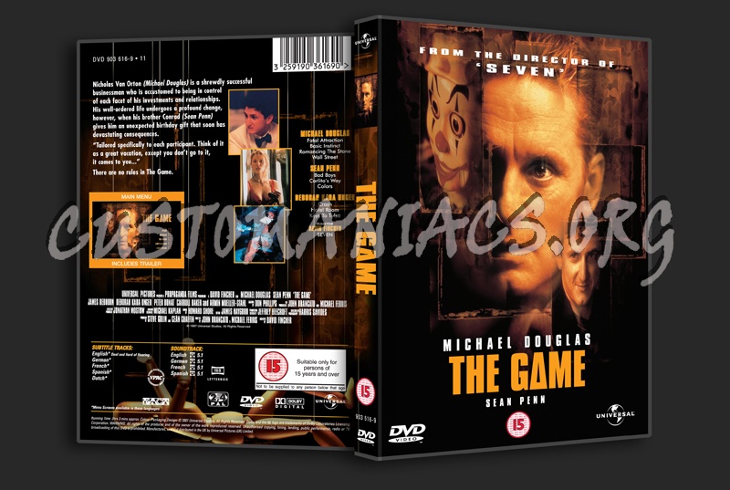 The Game dvd cover