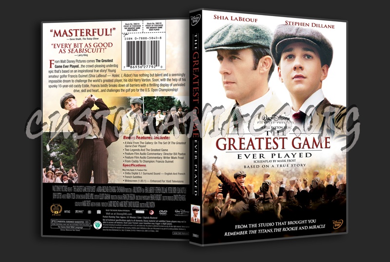 The Greatest Game Ever Played dvd cover