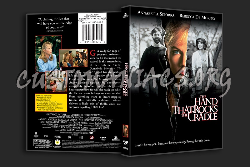 The Hand That Rocks the Cradle dvd cover