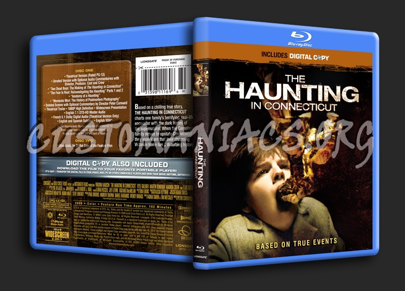 The Haunting in Connecticut blu-ray cover