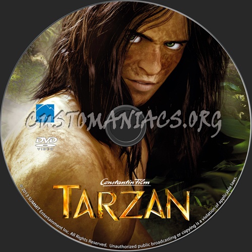 Tarzan dvd label