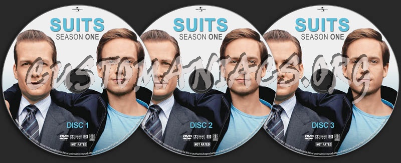 Suits - Season 1 dvd label