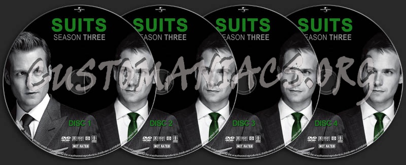 Suits - Season 3 dvd label