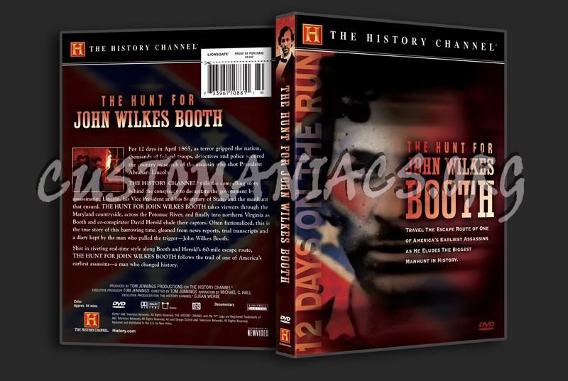 The Hunt for John Wilkes Booth dvd cover