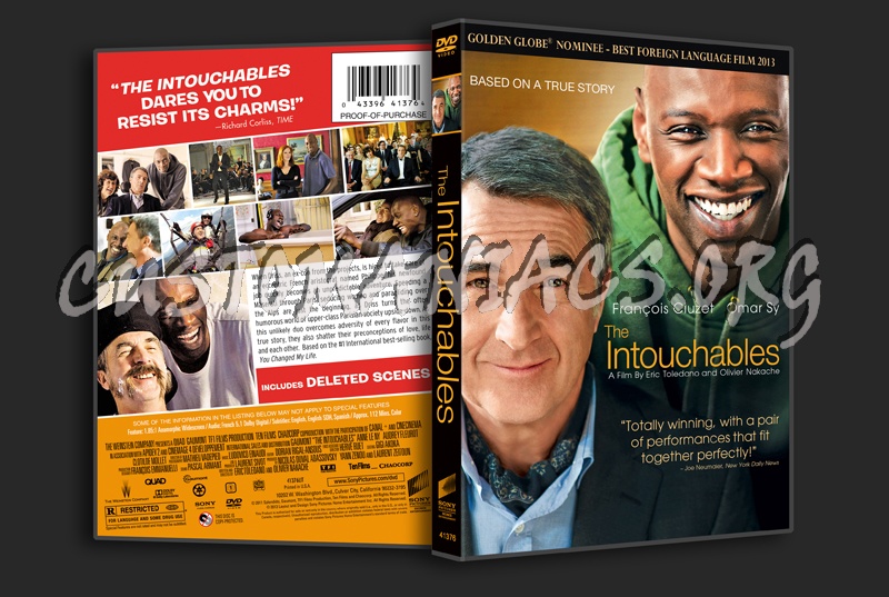 The Intouchables dvd cover