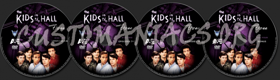 The Kids in the Hall Season 3 dvd label