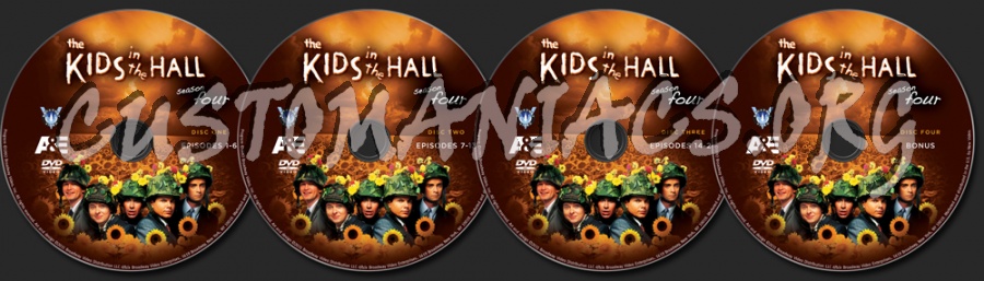 The Kids in the Hall Season 4 dvd label