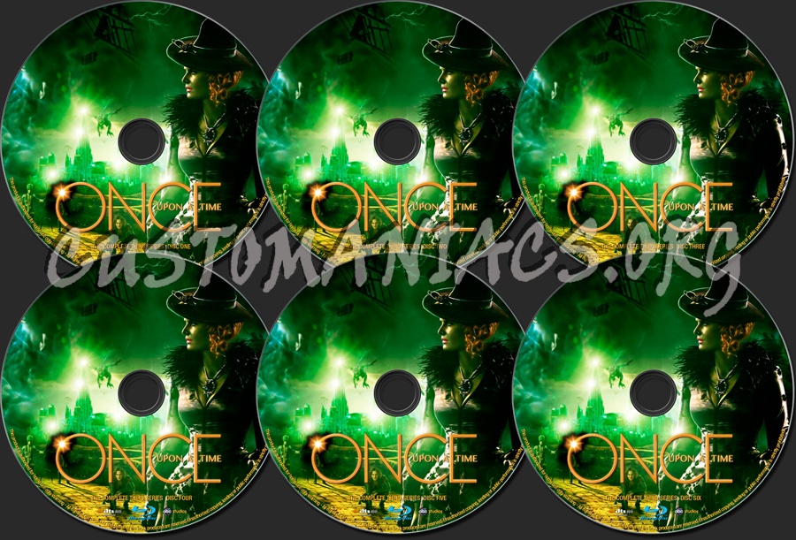 Once Upon A Time Season 3 blu-ray label