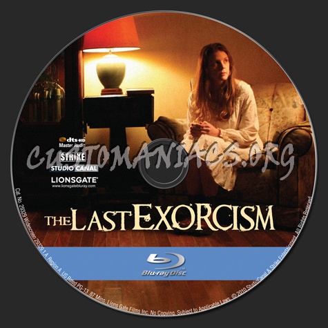 The Last Exorcism blu-ray label