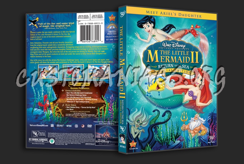 The Little Mermaid 2 Return to the Sea dvd cover