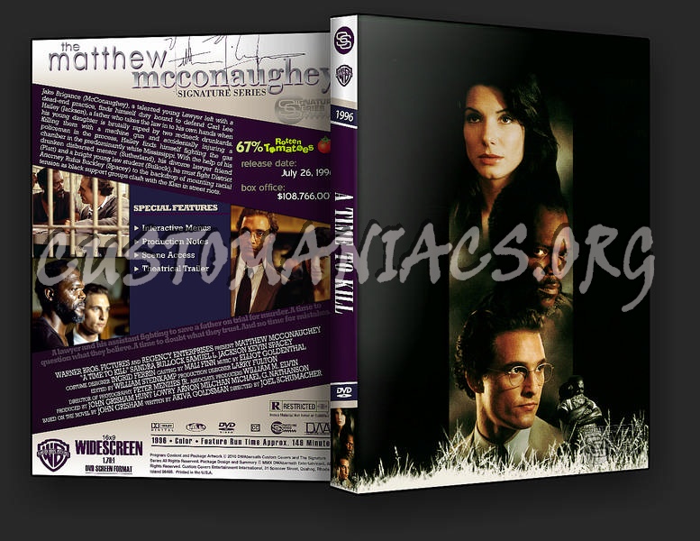 A Time to Kill dvd cover