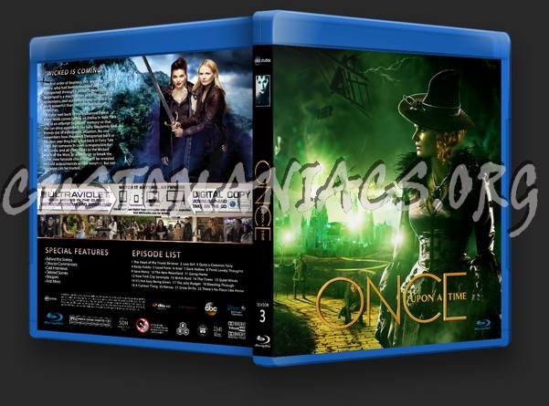 Once Upon A Time Season 3 blu-ray cover