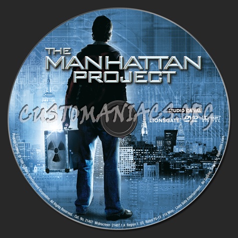The Manhattan Project dvd label