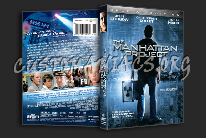 The Manhattan Project dvd cover