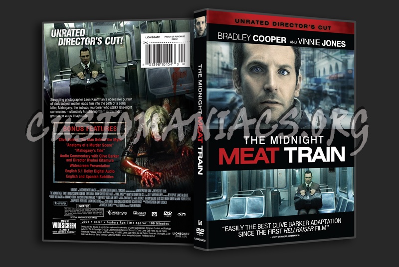 The Midnight Meat Train dvd cover