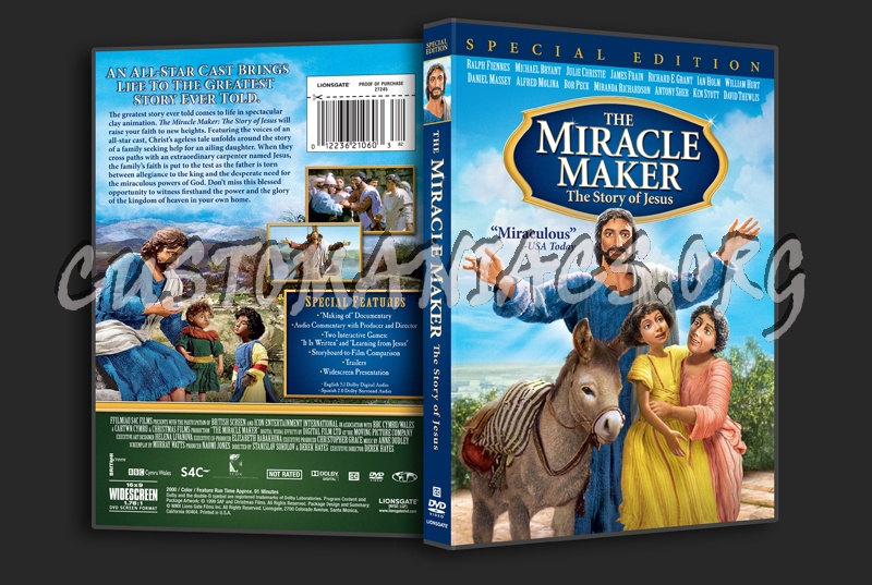 The Miracle Maker dvd cover