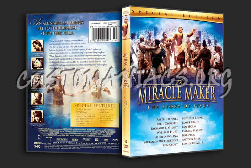 The Miracle Maker dvd cover