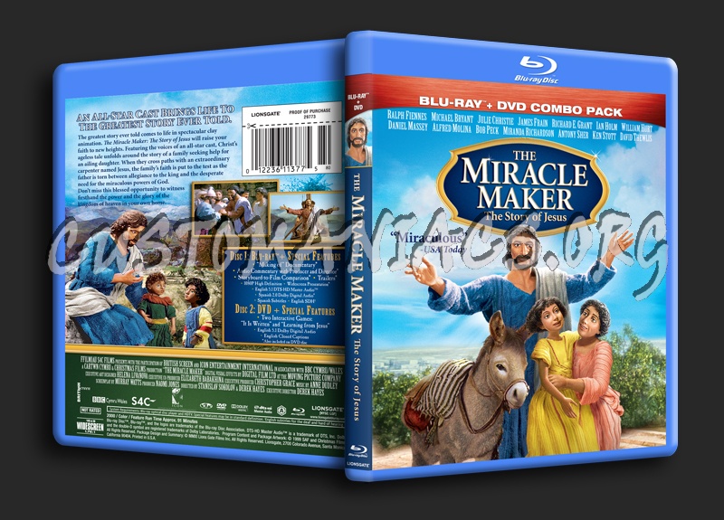 The Miracle Maker blu-ray cover