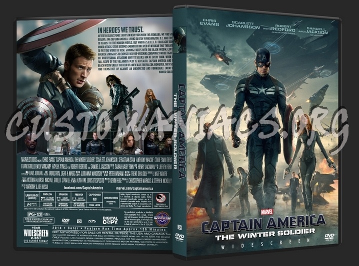 Captain America: The Winter Soldier dvd cover