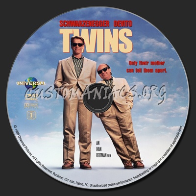 Twins dvd label