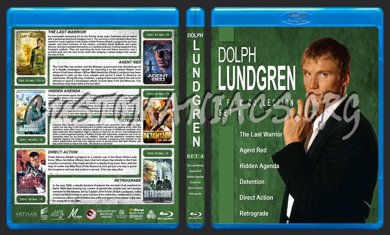 Dolph Lundgren Collection - Set 4 blu-ray cover