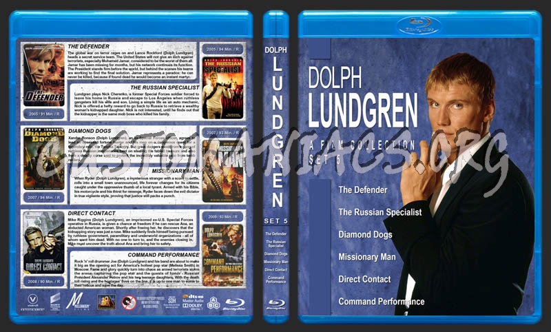 Dolph Lundgren Collection - Set 5 blu-ray cover