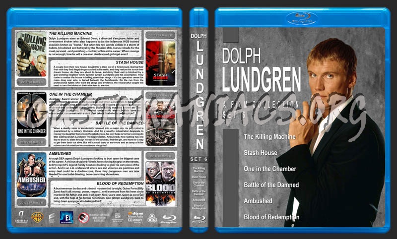 Dolph Lundgren Collection - Set 6 blu-ray cover