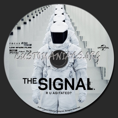 The Signal (2014) blu-ray label