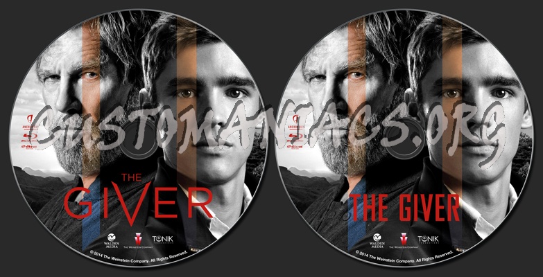 The Giver blu-ray label