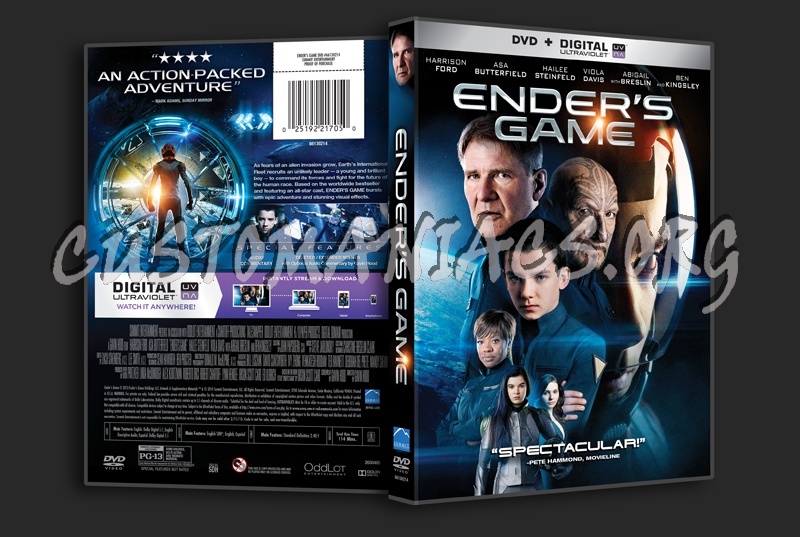Ender's Game dvd cover