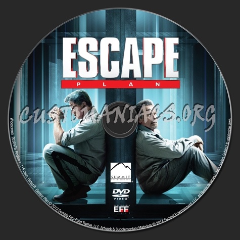 Escape Plan dvd label