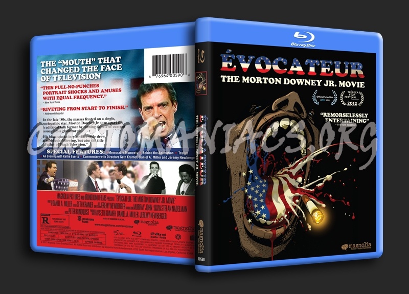 Evocateur: The Morton Downey Jr. Movie blu-ray cover