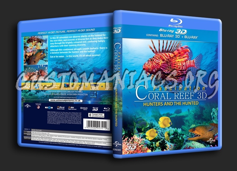 Fascination Coral Reef 3D blu-ray cover