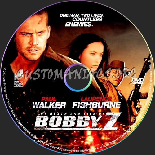 The Death and Life of Bobby Z dvd label