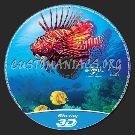 Fascination Coral Reef 3D blu-ray label