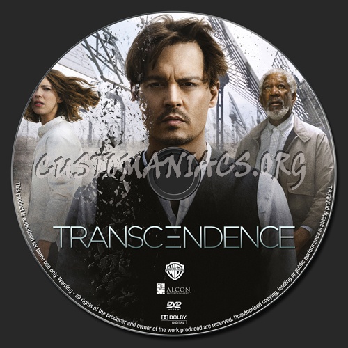 Transcendence dvd label